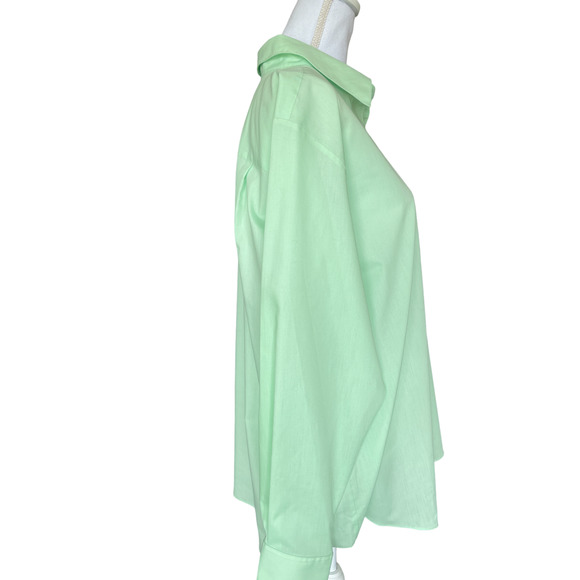 Foxcroft Light Green Button Down Shirt - Picture 6 of 12